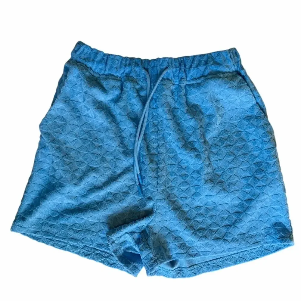 7 For‎ All Mankind Womens Light Blue 2 Piece Terry Lounge Set Size XS